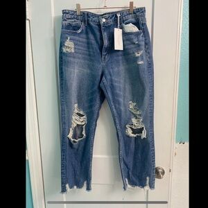 Flying Monkey Distressed Jeans Size 31 NWT